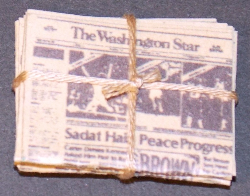 Vintage Newspaper Stack