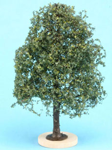 Miniature Tree w/ Variegated Green Color