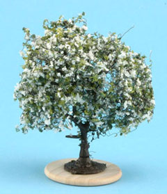 Miniature Bush w/ White Flowers