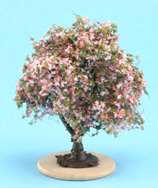 Bush w/ Pink Fuchsia Flowers