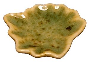 Leaf Shaped Ceramic Serving Platter