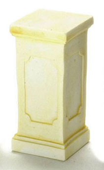 Ivory Pedestal Large Roman Square 3pc