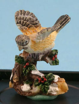 Chickadee Hand Painted Bird Figurine