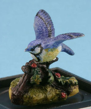 Blue Jay (Hand Painted Bird Figurine)