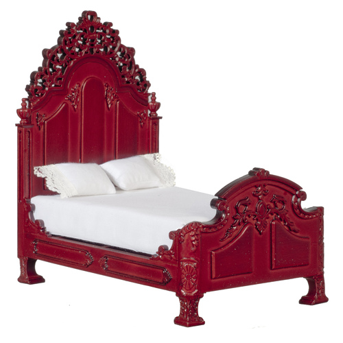 RI Mauldie Victorian Bed - Mahogany