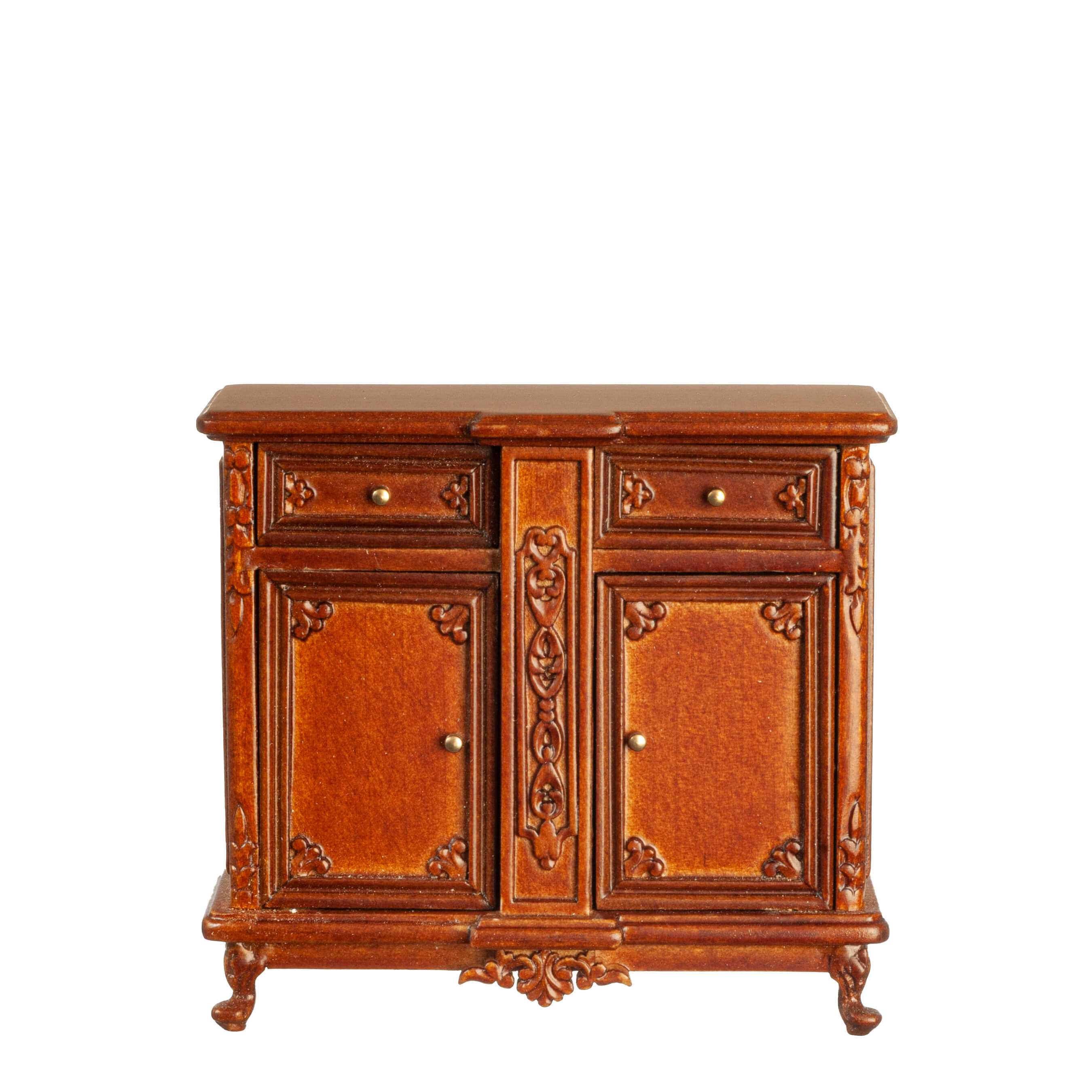 French Chateau Carved Sideboard - Walnut