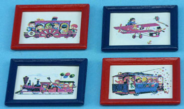 (image for) Traveling Kids Prints 4pc