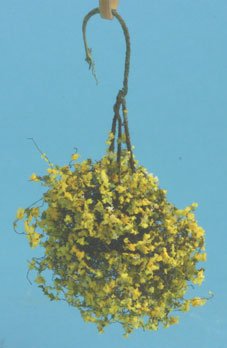 Hanging Yellow & White Plant Large