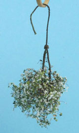 Hanging White Plant Small