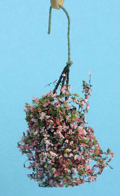 Hanging Pink & Fuchsia Plant Small