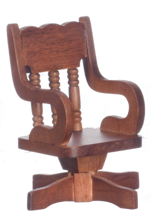 Swivel Desk Chair - Walnut