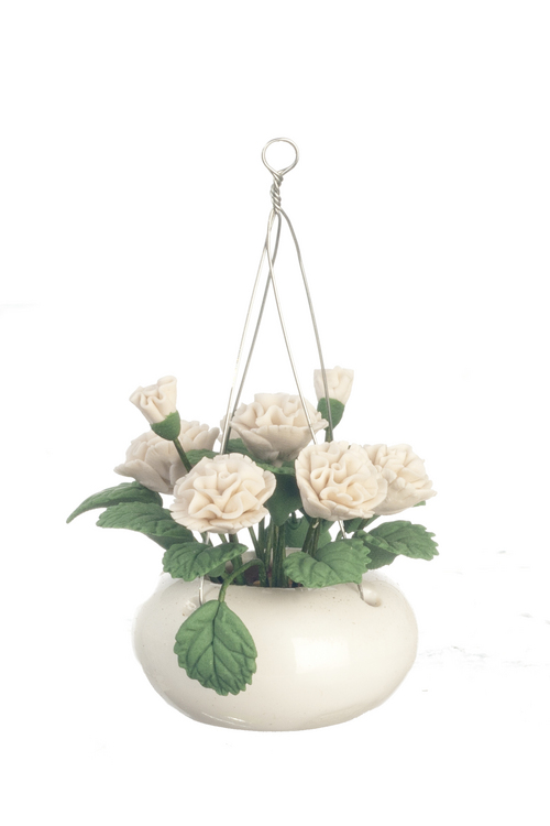 Hanging White Roses
