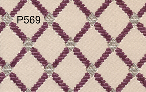 (image for) Maroon & Beige Trellis Wallpaper 3pc
