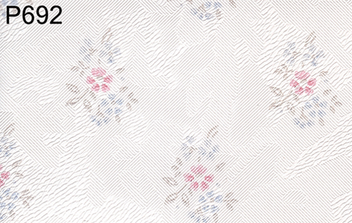 (image for) Bouquet On Silk-Wallpaper 3pc
