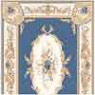 1/2 in Scale Rug Aubusson Blue