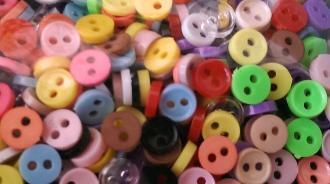 6mm Buttons 10 Pack Assorted