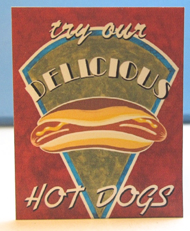 Try Our Delicious Hotdogs Sign