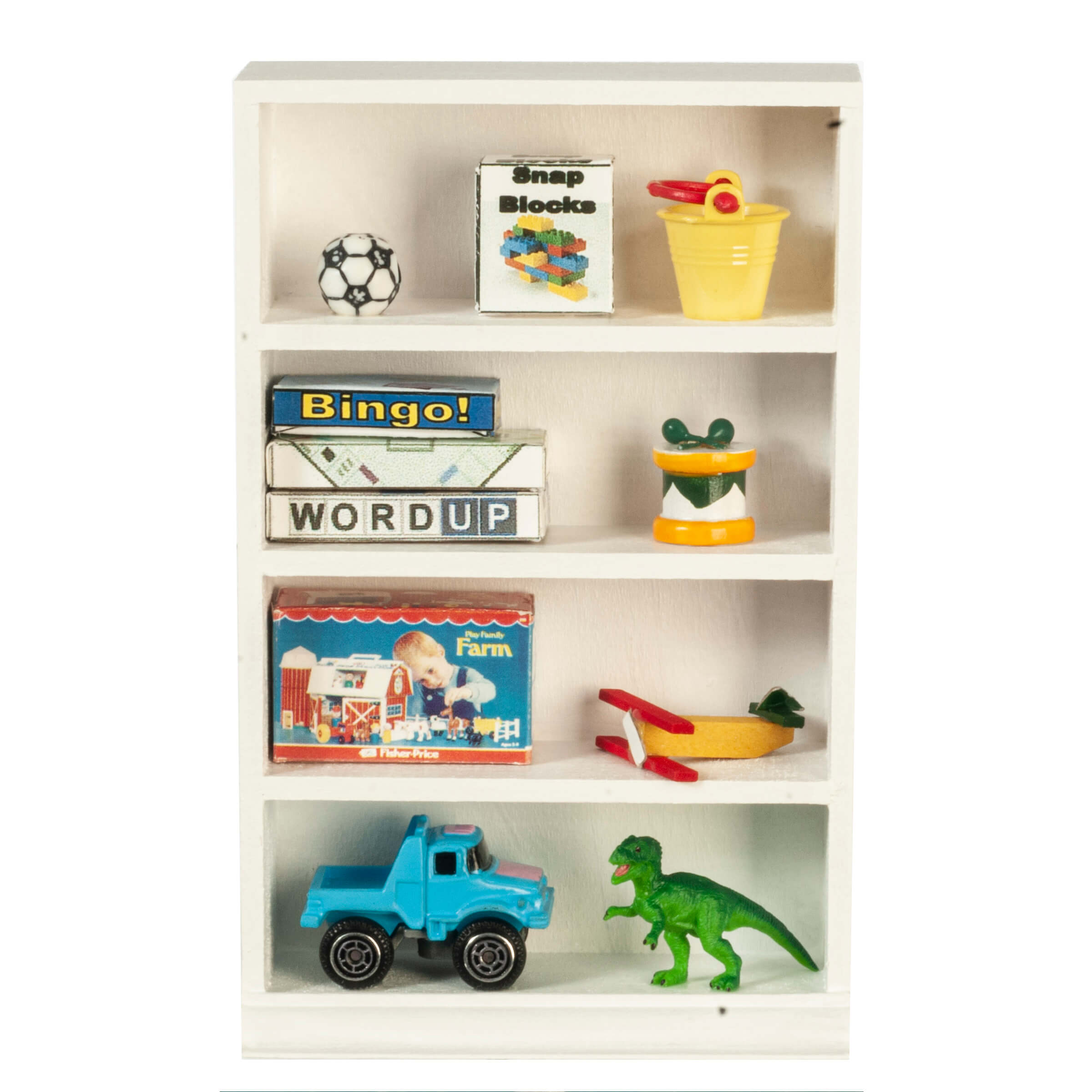 Shelf Unit w/ Boys Toys