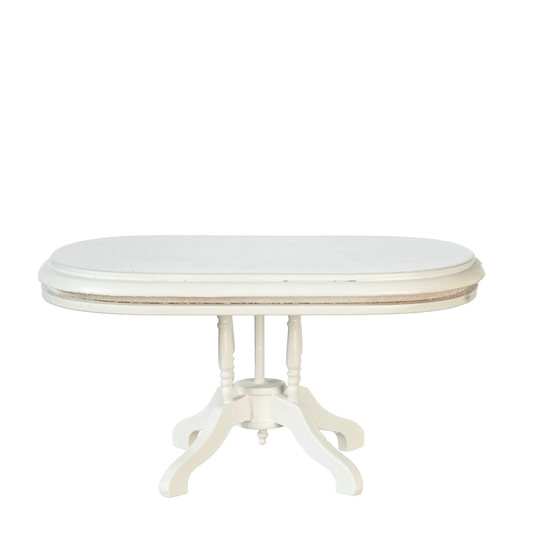 Oval Dining Room Table - White