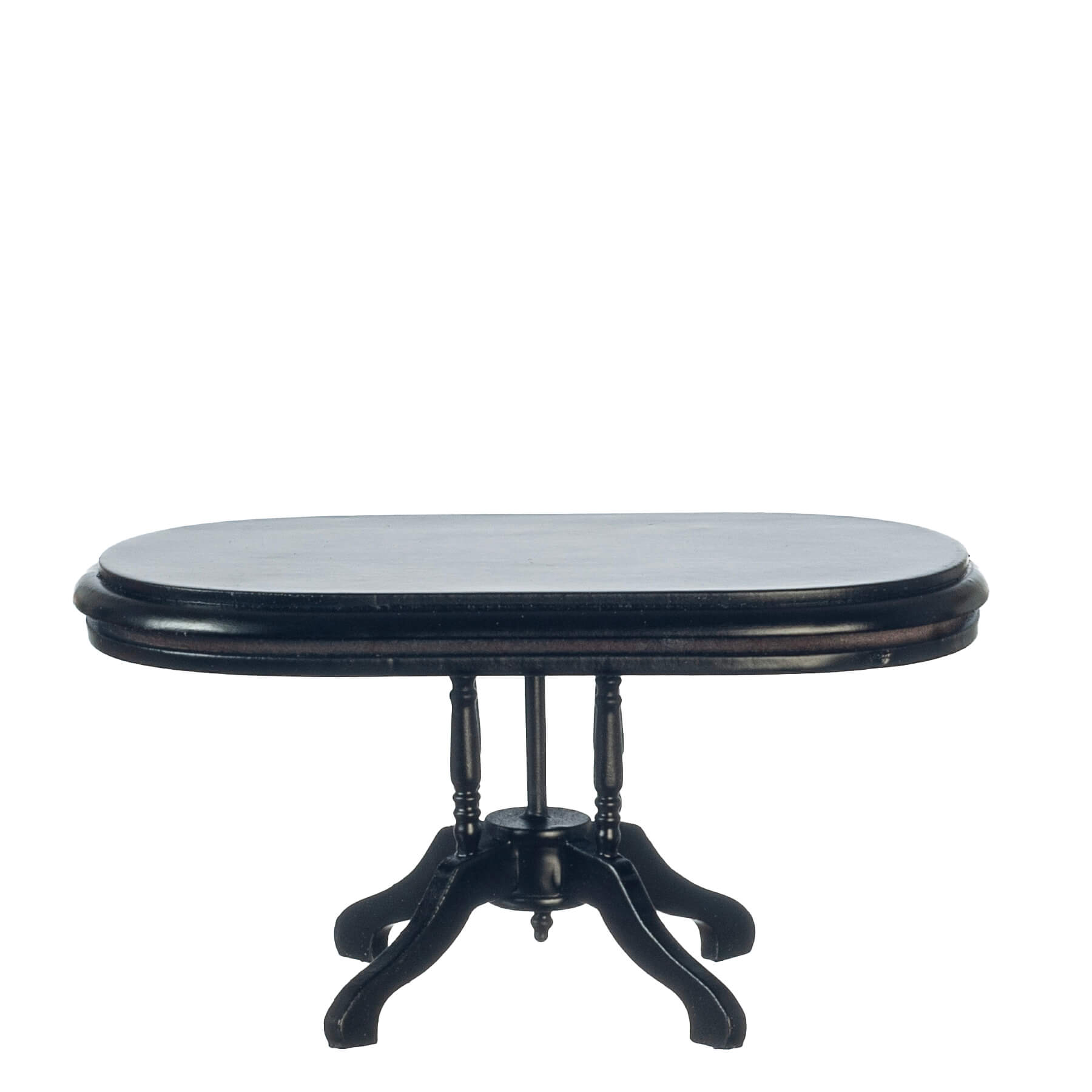 Oval Dining Room Table - Black