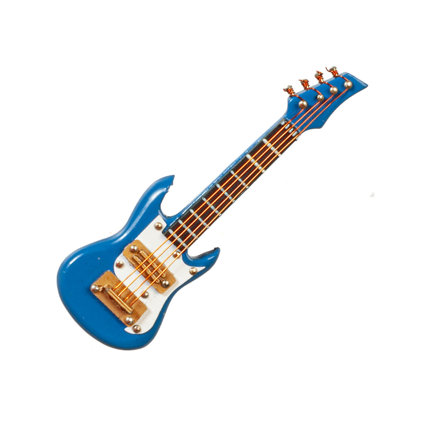 Blue Electric Guitar w/ Case - Small