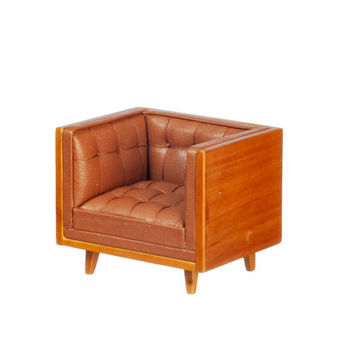 Mid Century Brown Armchair