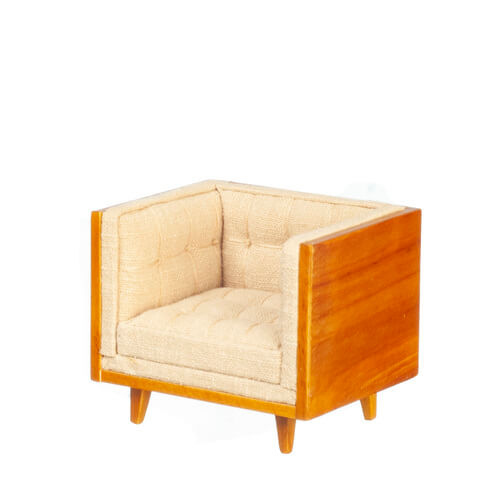 (image for) Mid Century Tan Armchair