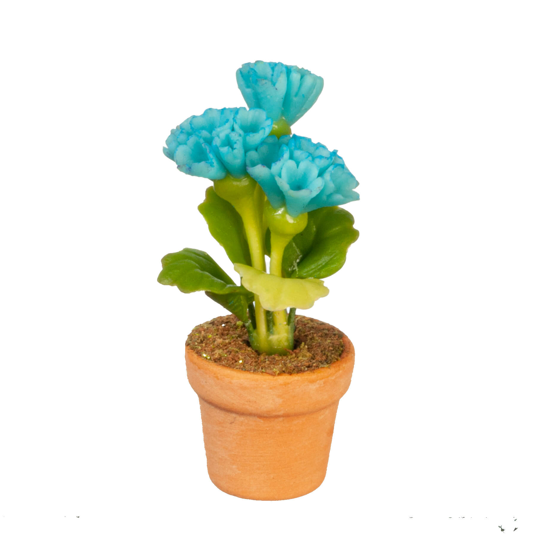 Potted Flowers - Light Blue