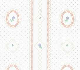 (image for) Wallpaper Cameo Stripe Peach 3pc