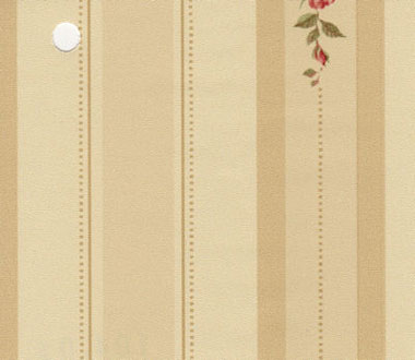 (image for) PP Wallpaper Red Rose Stripe 3pc