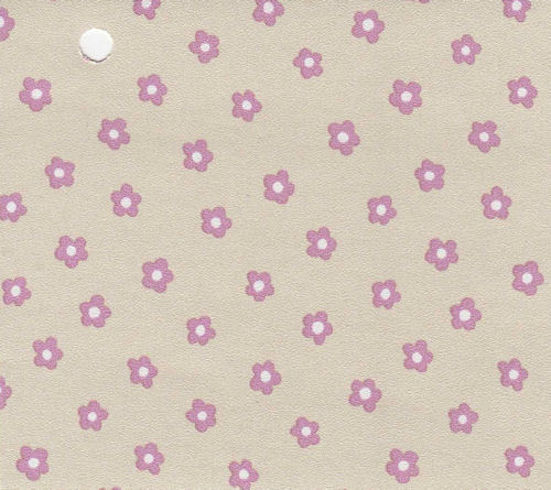 (image for) PP Wallpaper Tiny Pink Flowers On Beige 3pc