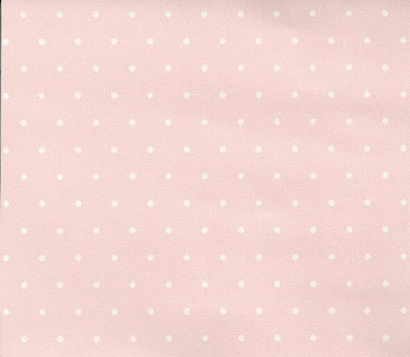 (image for) PP Wallpaper Pink w/ White Dots 3pc