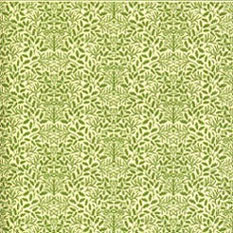 (image for) Wallpaper Acorns Green on Cream 3pc