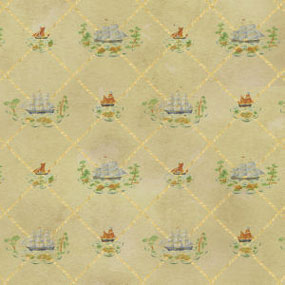 (image for) Wallpaper Colonial Clippers 3pc