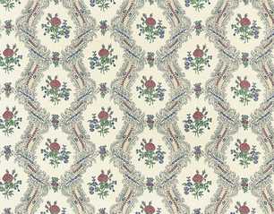 (image for) Wallpaper Ogee Lace Rose 3pc