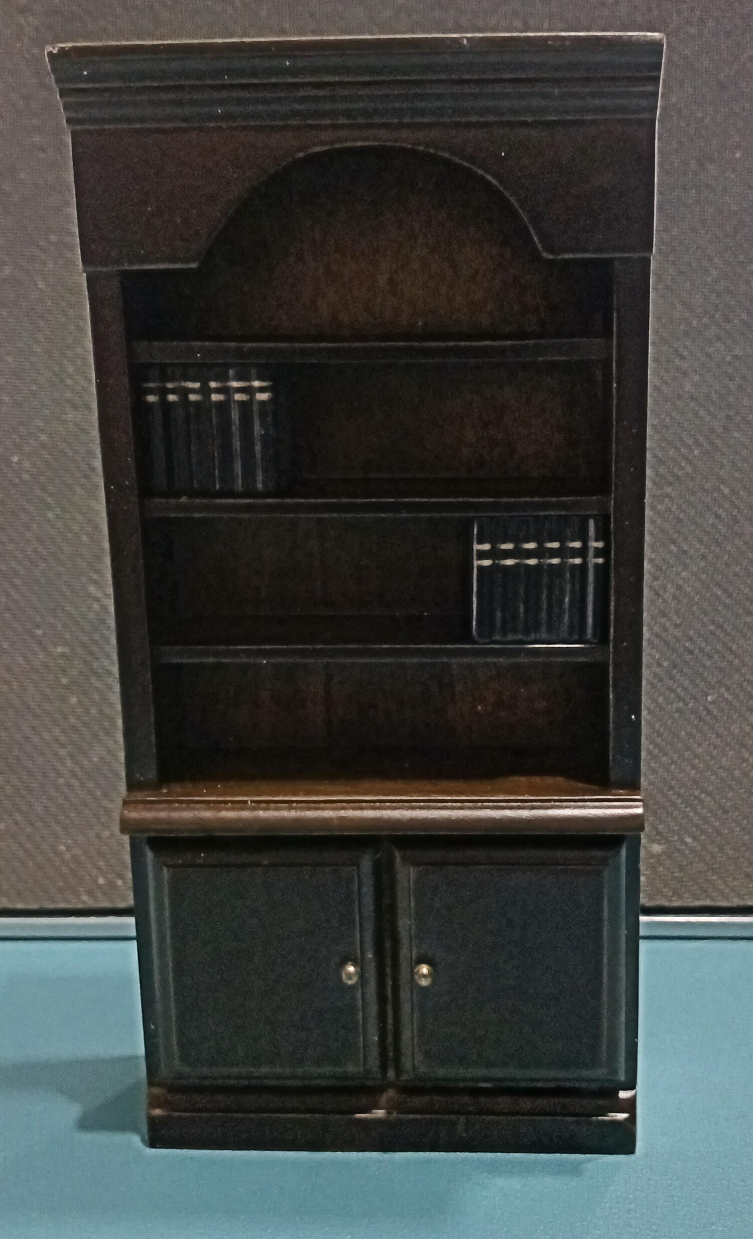 Bookcase w/ Books - Walnut