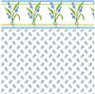 (image for) 1/2in Scale Wallpaper Blue Bouquet 6pc