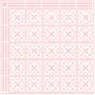 (image for) 1/2in Scale Wallpaper Rose Bristol 6pc