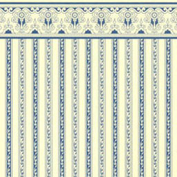 (image for) 1/2in Scale Wallpaper Regency Stripe 3pc